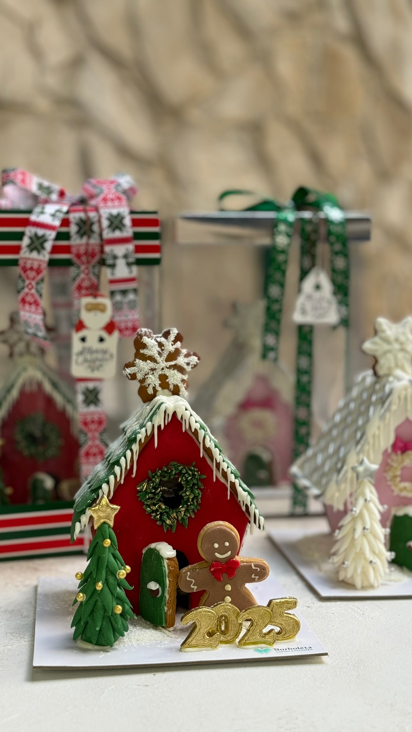 Kırmızı Mini Gingerbread House