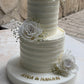 Beyaz Çiçekli Bridal Pasta