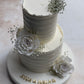 Beyaz Çiçekli Bridal Pasta