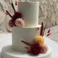 Sonbahar Renkli Çiçekli Bridal Pasta